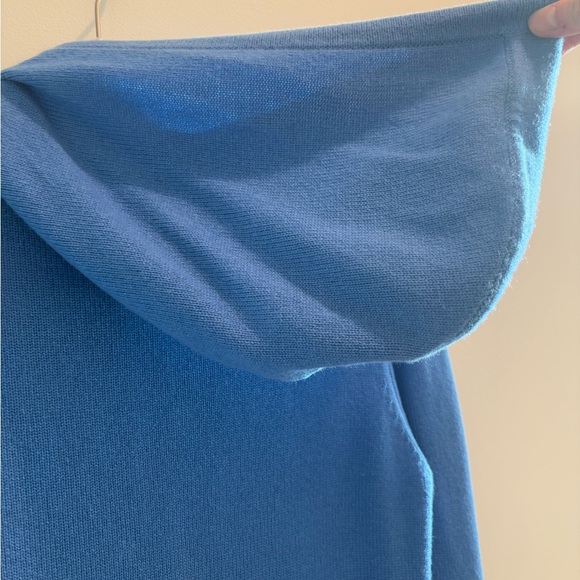 Michael Kors Collection Woman’s cashmere hoodie - blue/xs - Picture 9 of 10